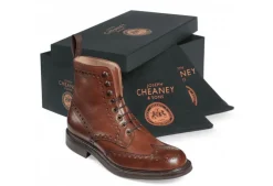 Tweed Derby Brogue Boot