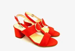 Veniza Block Heel Sandal